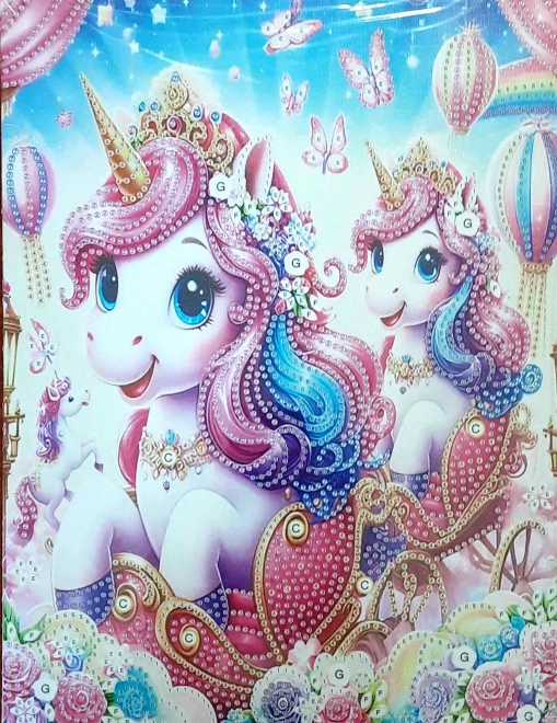 Unicorn Carriage Diamond Painting Kit