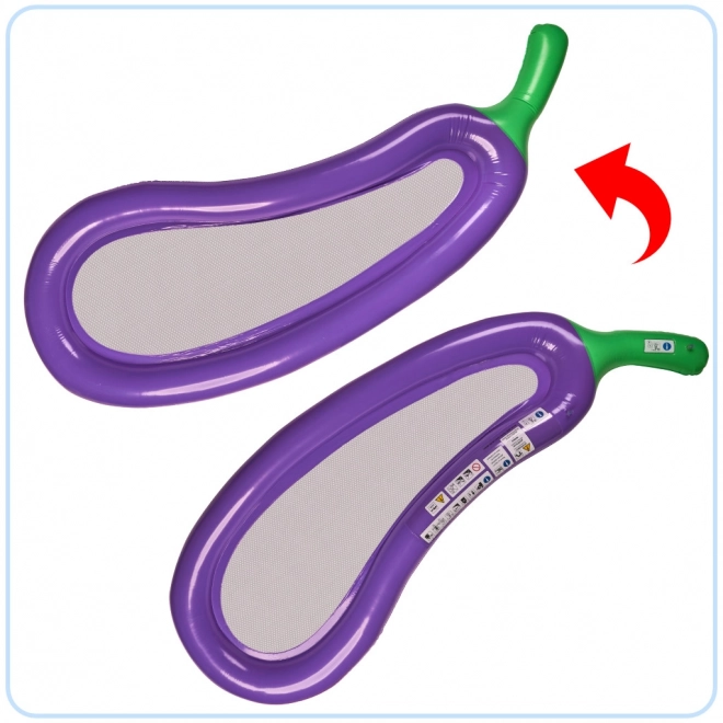 Inflatable Mesh Eggplant Float 240cm