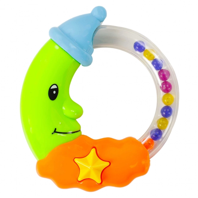 Happy Moon Rattle