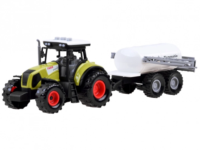 Farmer Tractor and Trailer Set