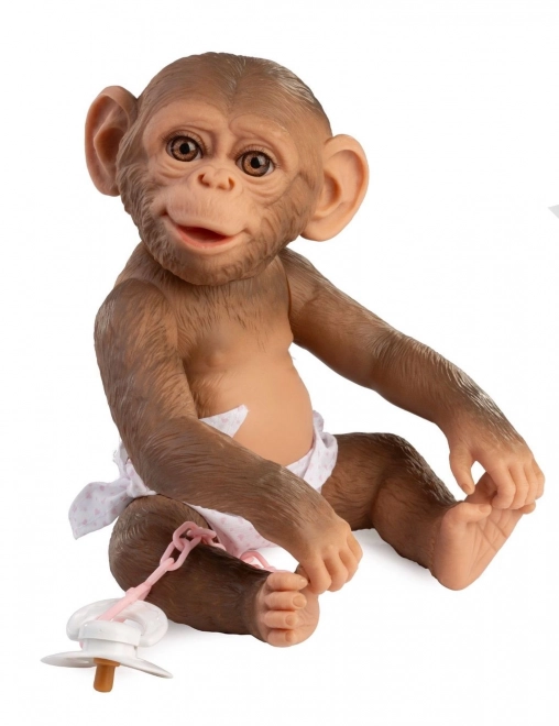 Realistic baby monkey doll with full vinyl body