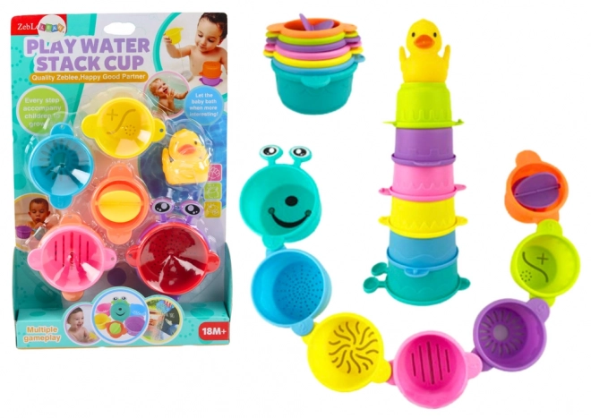 Bath Toys Duck Stacking Cups Set