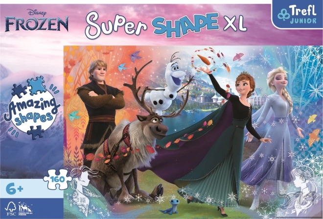 Frozen 2 Super Shape XL Puzzle, 160 Pieces