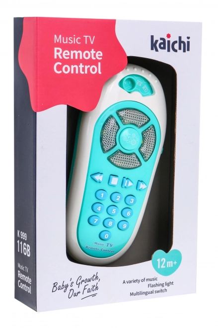 Interactive TV Remote for Kids with Sounds, Melodies, and Lights