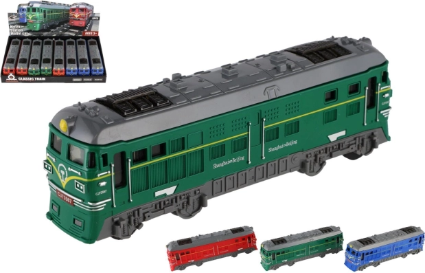 Plastic Locomotive with Flywheel 18 cm
