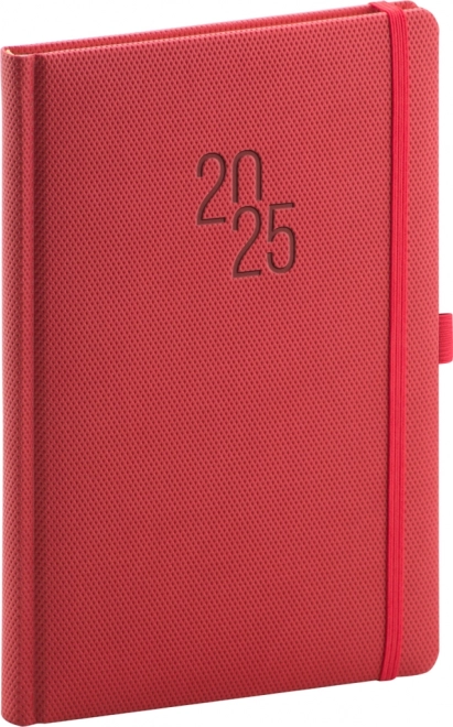 Weekly Planner Diamante 2025 Red