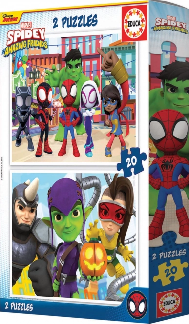 Educa Spidey and His Amazing Friends Puzzle Set