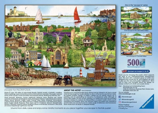 Ravensburger Puzzle Escape to Norfolk 500 Pieces