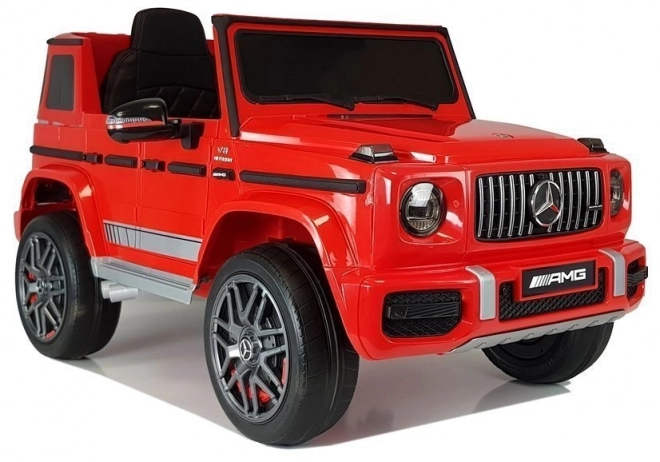 Battery-Powered Mercedes G63 Red Car