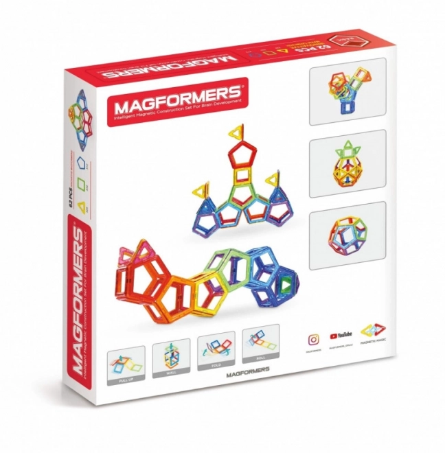 Magnetic Building Blocks 62 Pieces