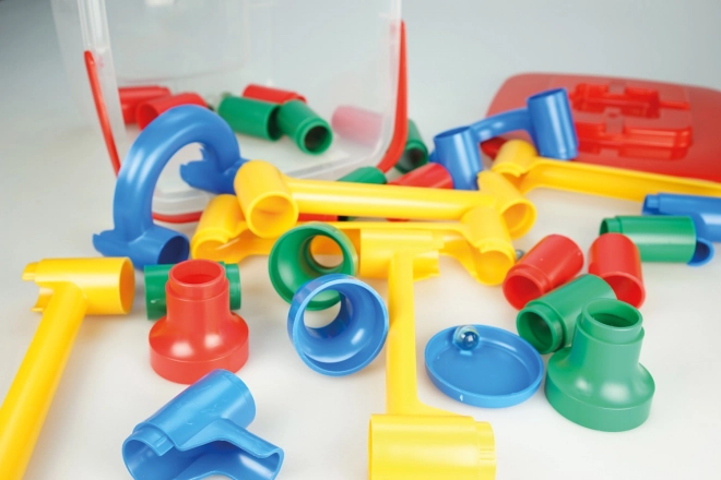 Colorful Cascade Marble Run