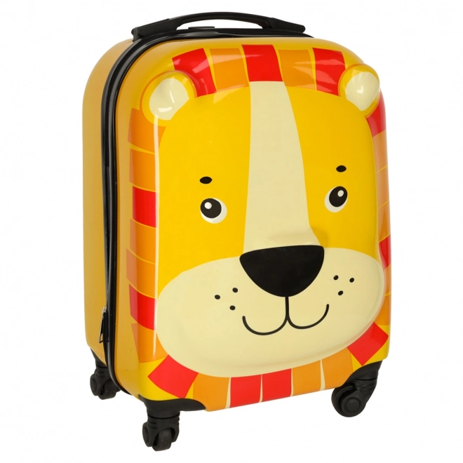 Children's Carry-On Luggage with Lion Design