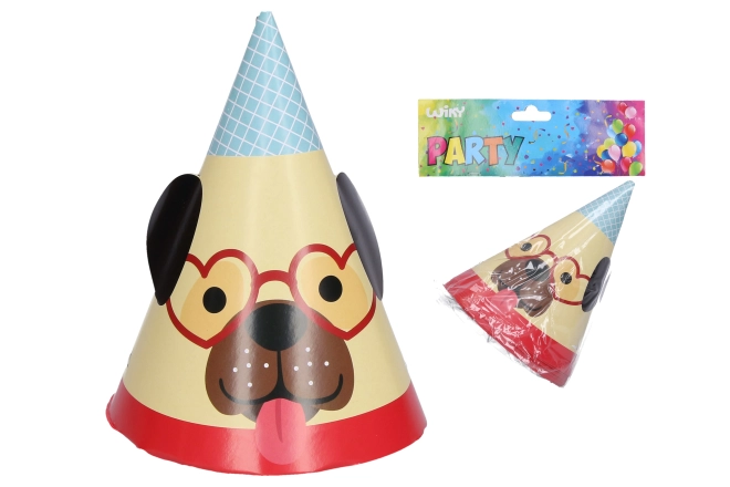 Dog Party Hats 15 cm Set