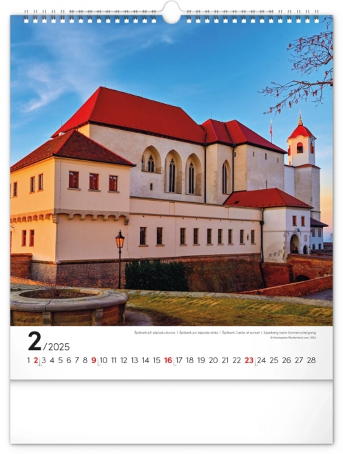 Wall Calendar Brno 2025