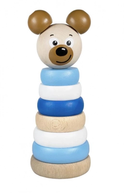 Wooden Bear Stacking Pyramid