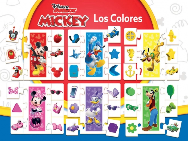 Mickey and Friends Color Learning Puzzle Set