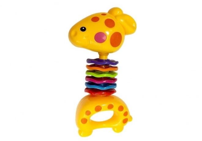 Rattle and Teether Set in a Case for Infants: Monkey and Giraffe