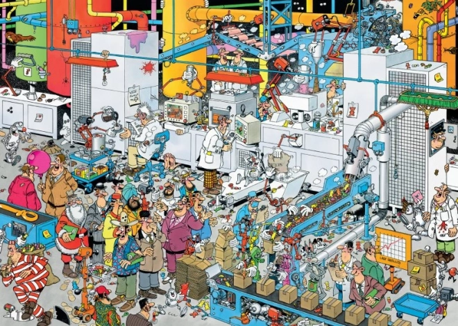 Jumbo csokoládégyár puzzle 500 darabbal