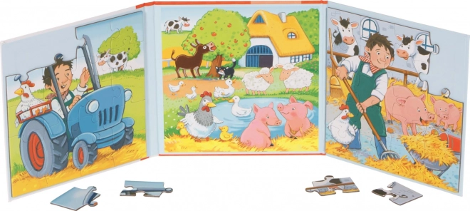 Puzzle magnetico libro Equitazione