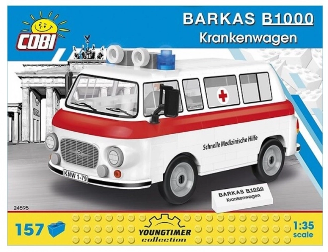 Barkas B1000 COBI Ambulance Building Blocks Set