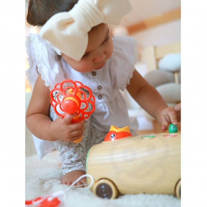 Woodpecker Dexterity Game Pull-Along Stroller for Infants