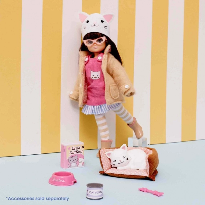 Lottie Doll with Cat Hat and Glasses