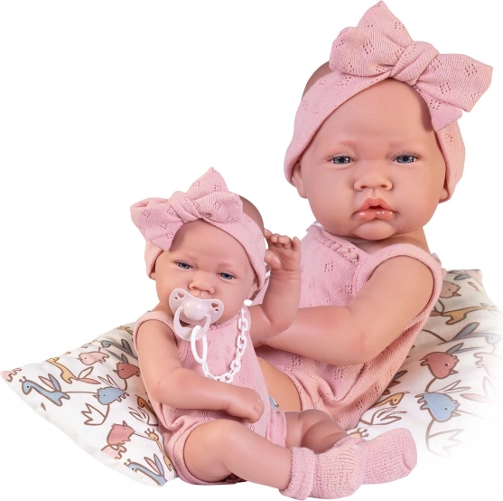 Poupée réaliste bébé avec corps tout en vinyle 42 cm
