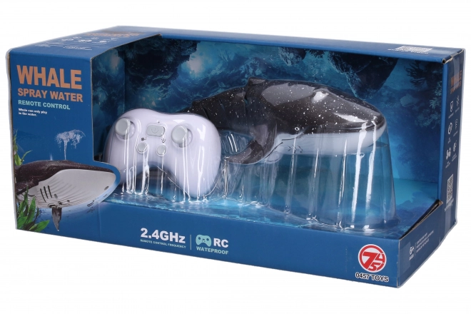 Remote Control Whale with Water Spray