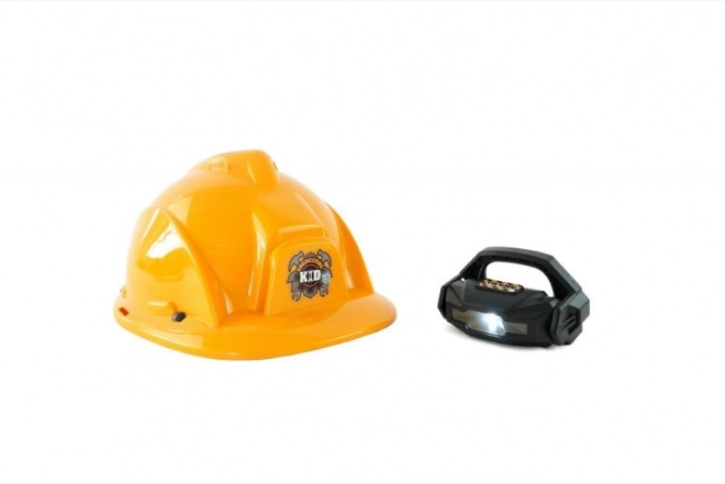 Construction Helmet with Removable Headlamp