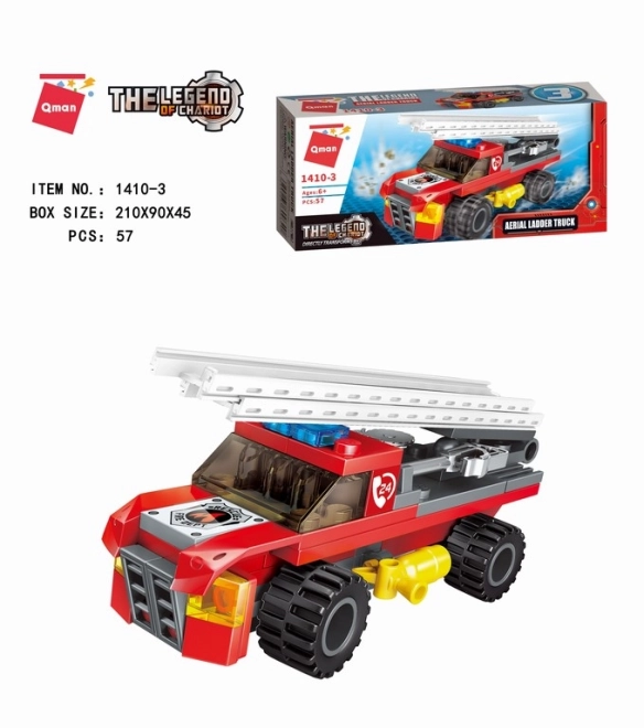 Qman Fire Rescue Building Set 8-in-1