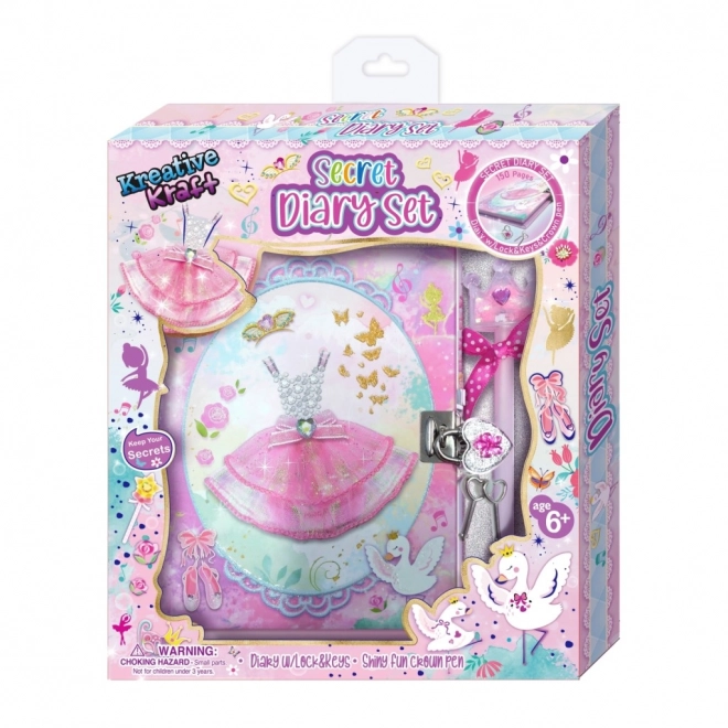 Secret Diary Set with Decorative Pen