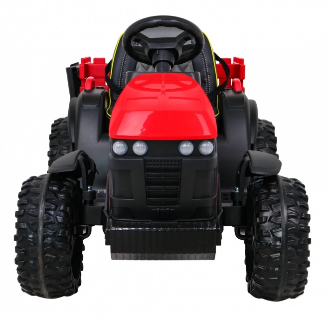 Titan Tractor with Trailer Red