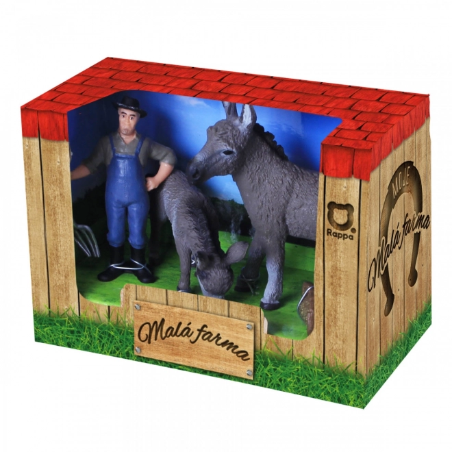 Farm Animal Set with Farmer