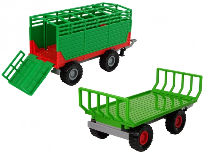 Farm Tractor with Trailer Toy