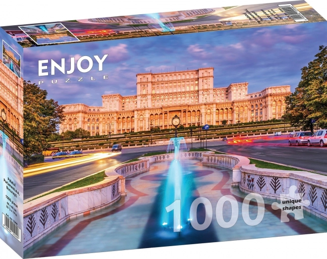 Enjoy Bucharest Parliament Square 1000 Piece Puzzle