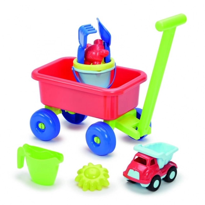 Trolley with Watering Can and Sand Set