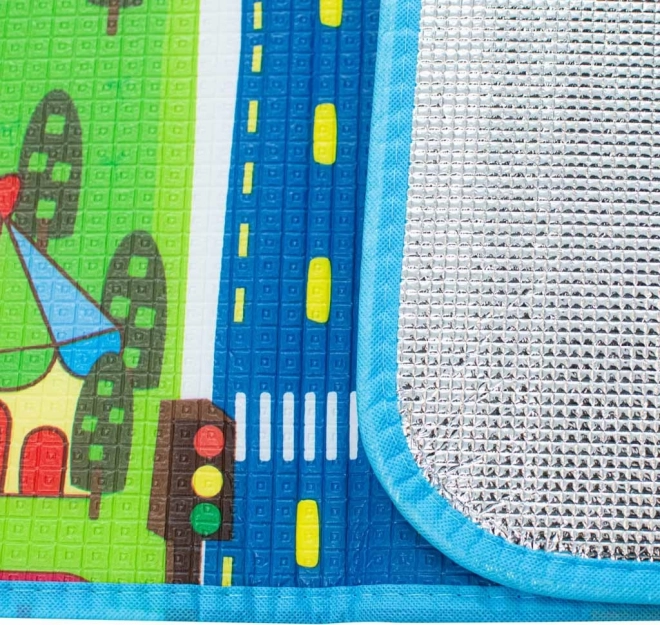 Educational Foldable Foam Play Mat City Design 160 x 130 cm