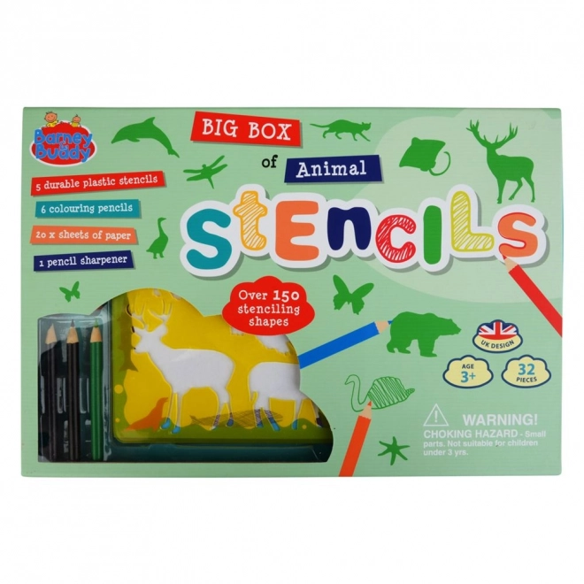 Animal Stencils - Large Set Buddy & Barney