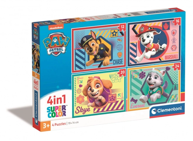 Clementoni Progressive Puzzle PAW Patrol 4-in-1