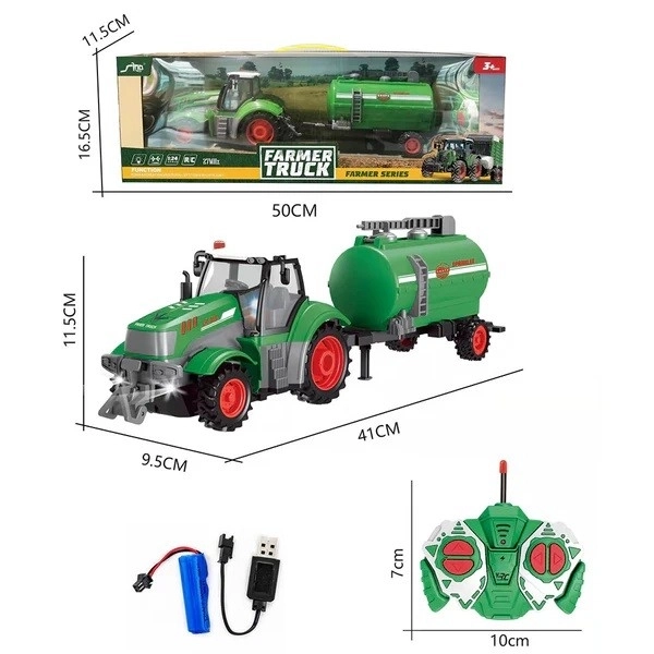 Remote Control Tractor with Water Tanker