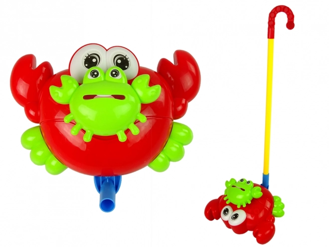 Red Crab Push Walker with Bell Sound