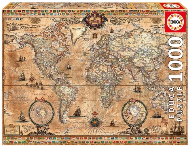 Ancient Map 1000 Piece Puzzle