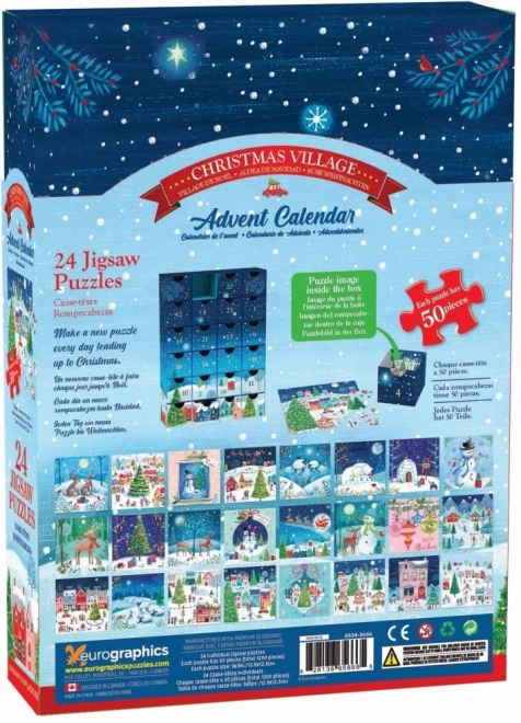 Eurographics Puzzle Advent Calendar: Christmas Village