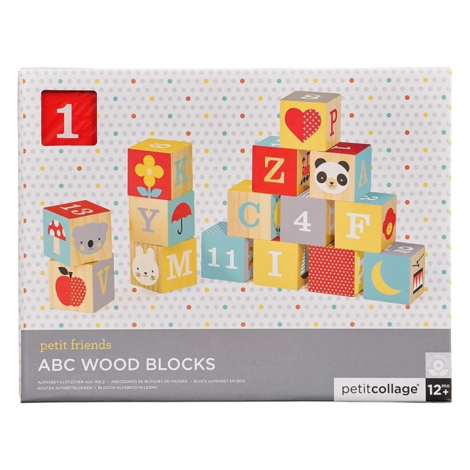 Petit Collage Wooden ABC Blocks