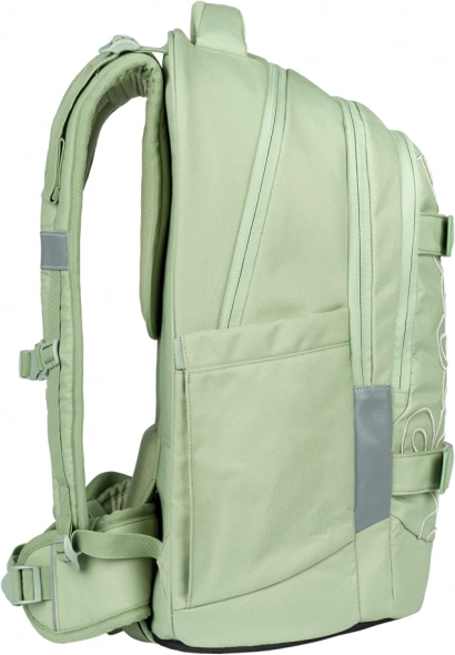 Set für Schüler BAAGL Skate Max Menthol: Rucksack, Federmäppchen, Beutel