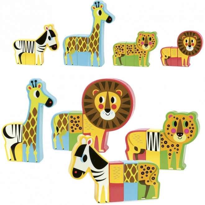 Vilac Wooden Puzzle Happy Safari