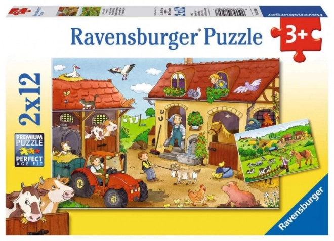 Ravensburger Farm Work Puzzle Set for Kids