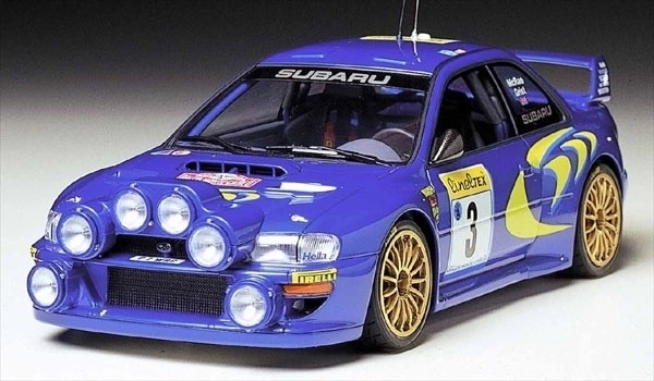 Modello in plastica Subaru Impreza WRC '98 Monte Carlo di Tamiya