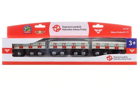 Wooden Metro Train Set