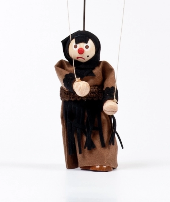 Wooden Puppet Witch Dorota